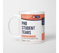A Bit of Banter Phd Student Tears Mug, Funny Teacher Gift, School Leaver Cup