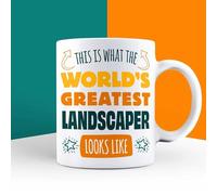 A Bit of Banter World's Greatest Landscaper Mug Novelty Funny Gift, Birthday Cup