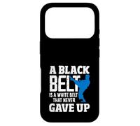 A Black Belt Is A White Belt That Never Gave Up Karate Quote Case for iPhone 17 Pro