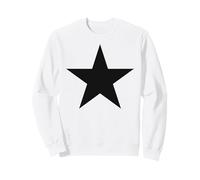 A Black Five-Pointed Star Sweatshirt