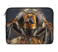 A Black Fly Laptop Sleeve Case 10inch Shockproof Slim Computer Bag 10-17 Inch Traveling Carrying Laptop Briefcase for Women Men Waterproof Compatible with MacBook Air, Hp, Dell, Lenovo
