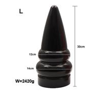 (A-Black-L) NEW Huge Anal Dildo Expansion Anal Plug Big Butt Plug Annal Dilator Masturbator Prostate Massager Adult Sex Toys For Men