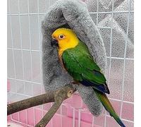 A Blanket of Birds, A Blanket in Cage, Cotton Velvet Easy to Clean for for Fall (Grey)