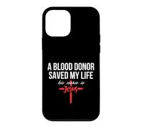 A Blood Donor Saved My Life His Name Is Jesus Christian Case for iPhone 12 mini