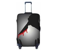 A Bloody Knife In His Hand Travel Luggage Covers - Elasticity Suitcase Covers Protector for Luggage 18-32 Inch