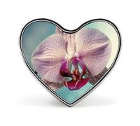 A Blooming Flower Heart Shape Lapel Pin Personalized Pinback Button Badges Retro Punk Button Pin Kawaii Heart Badges for Men Women Clothes Bags Hats & Gift