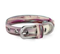 A Blooming Flower Pet Collar, Adjustable Dog Collars with Buckle Stainless Steel D-Ring, Comfortable Collar for Small Medium Dogs and Cats