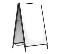 A-Board Pavement Sign Double-Sided Frame Display Board for Posters Waterproof Outdoor Advertising Sign for Cafes, Shops, Restaurants & Events Double-sided Flip-Lid