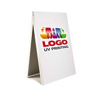 A-Board, Pavement Sign, Magnetic Board, Display, Stand, Metal White MLW UV