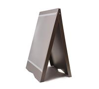 A-Board, Pavement Sign, Poster, Board, Display, Stand, PVC, for A2 Size Posters - Gray