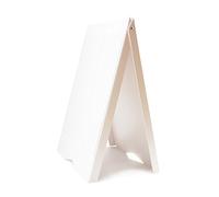 A-Board, Pavement Sign, Poster, Board, Display, Stand, PVC, for A2 Size Posters - White