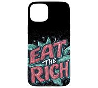 A Bold Eat the Rich Statement for Rebels Case for iPhone 15 Plus