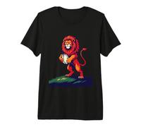 A Bold Red Lion Rampant Rises Premium T-Shirt