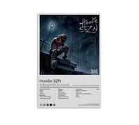 A Boogie Wit Da Hoodie Hoodie SZN Poster Decorative Painting Canvas Mural Is Bright And Beautiful, Suitable for Office Bedroom Decorative Painting to Create The Right AtmosphereUnframe-style20x30inch(