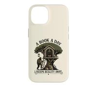 A Book a Day Keeps Reality Away Bigfoot Mothman Reader Case for iPhone 14