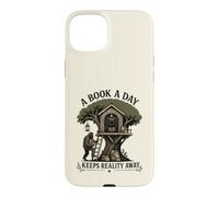 A Book a Day Keeps Reality Away Bigfoot Mothman Reader Case for iPhone 15 Plus
