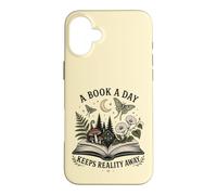 A Book a Day Keeps Reality Away Book Lover Reading Case for iPhone 16 Plus