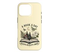A Book a Day Keeps Reality Away Book Lover Reading Case for iPhone 16 Pro