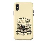 A Book a Day Keeps Reality Away Book Lover Reading Case for iPhone X/XS