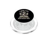A Book A Day Keeps Reality Away Dragon PopSockets PopGrip for MagSafe