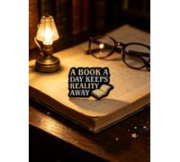 A Book A Day Keeps Reality Away Enamel Pins, Cartoon Letter Brooches For Fun Reading Lovers, Decorative Accessories For Hats And Backpacks Jewelry Gifts For Friends