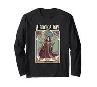 A Book a Day Keeps Reality Away Fairy Reading Tarot Card Long Sleeve T-Shirt