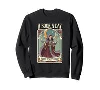 A Book a Day Keeps Reality Away Fairy Reading Tarot Card Sweatshirt