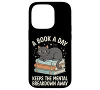 A Book A Day Keeps The Mental Breakdown Away Case for iPhone 14 Pro