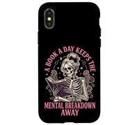 A Book A Day Keeps The Mental Breakdown Away Case for iPhone X/XS