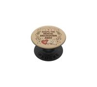 A Book A Day Keeps The Mental Breakdown Away Floral Bookish PopSockets Adhesive PopGrip