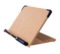 Book Stand BS1500 Book Holder 11.8x8.5 for Heavy Textbook Reading Cookbook Adjustable Angle Foldable Sturdy Portable Sheet Music Recipes Ring Binders Home Office Kitchen Lightweight Bookstand