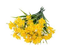 A bouquet of 10 Artificial Daffodils Flowers Fake Daffodil Flower Bouquet,Simulation Narcissus Flowers, Silk Flower Bouquet, DIY Floral Arrangement,Table Centerpieces (Yellow)