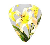 A bouquet of lilies Printed pick set - 12 pieces, thin, medium and thick guitar picks, suitable for guitar, bass, electric guitar and ukulele