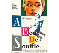 A Bout De Souffle Aka Breathless Jean-Luc Godard Poster/Print/Picture Satin Photo Paper - A2-420mm x 594mm