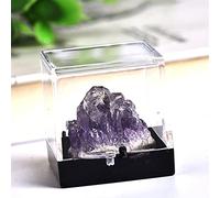 A Box of Natural Ore Small Pieces Amethyst Cluster Quartz Or Colorful Silicon Carbide Crystals Reiki Stone Gifts Gift (Color : Amethyst)
