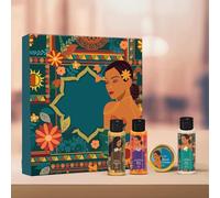 A Box To Nourish Gift Box | Ayurvedic Bath & Body Set with Body Wash, Body Lotion, Badam Oil & Hand Cream | Luxury Gift Combo for Men & Women