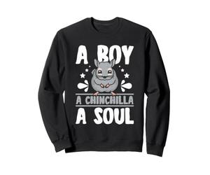 A Boy A Chinchilla A Soul Lover Cute Pet Sweatshirt