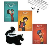 A Boy Called Bat, Bat and the Waiting Game and Bat the End Of Everything by Elana K. Arnold Paperback Gift Set with Thor Folkmanis Mini Skunk Finger Puppet , Book Bag and Skunk Fact Sheet by We3Books