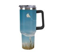 A Boy is Flying Kite 40 Oz Travel Insulated Cups & Mugs