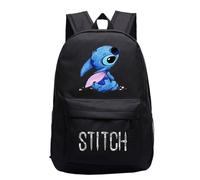 (A) Boys Girls Lilo & Stitch Backpack School Bag Students Bookbag Handbags Travelbag Daypack