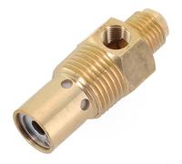 A, Brass Check Valve for Air Compressor, 8 BAR Safety Pressure Relief Valve with Male Threaded Connection, Compatible with Air Compressor Tanks and Pressure Switches