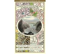 A Bristol 1851-1903 - Fold up Map that consists of Four Detailed Street Plans, Bristol 1851 by John Tallis, 1866 by A Fullarton, 1893 by William ... (Bristol Historic Maps Collection)