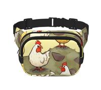 A Brood Of Chickens Fanny Pack Fashion Belt Bag Lightweight Waist Pouch With Adjustable Strap Crossbody Bags For Women Travel Sports Running