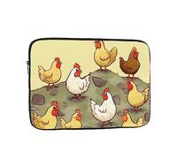 A Brood of Chickens Laptop Sleeve for Women Men, 17 Inch Waterproof Laptop Bag Lightweight Notebook Computer Cover Bag