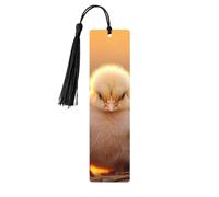A Brood of Chickens2 Print Wooden Bookmark Women Men Tassel Book Marks Bookmarks for Book Lovers Reading Accessories