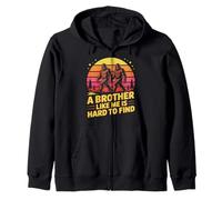A Brother Like Me Is Hard To Find Sasquatch Zip Hoodie