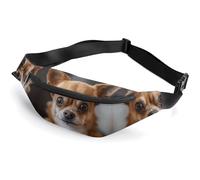 A Brown Chihuahua Fanny Pack Fanny Packs for Women Men Waist Bag Mens Fanny Pack Womens Fanny Pack Fanny Pack Men Running Fanny Pack Small Fanny Packs for Women, style, 36*15cm