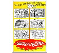 A Bucket Of Blood : Movie Poster Classic Retro Repro Vintage Style 24"X16" (/MP0558)