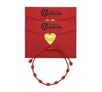 A BUENOS PRECIOS® - 7 knots bracelets red original - Red thread protection negative energy - Amulet Against the evil eye and good luck - For women men children couple friends, Desde 11 cm a 28 cm,