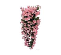 A Bunch Of 4 Petals Hanging Artificial Flowers, Wisteria Hanging Artificial Flowers for Wedding Decoration (dark Purple)